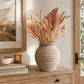 Adalynn Ribbed Terracotta Vase