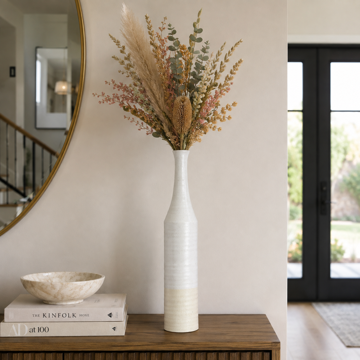 Adia Ceramic Bottle Vase