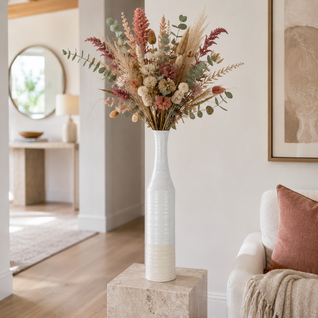 Adia Ceramic Bottle Vase