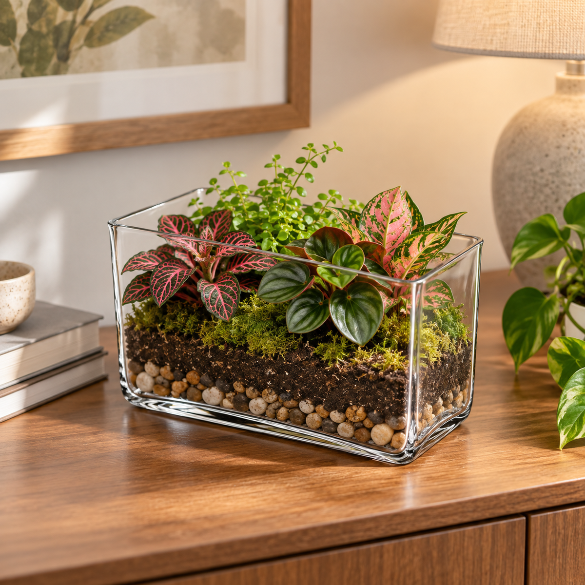 Aeloria Rectangular Glass Vase