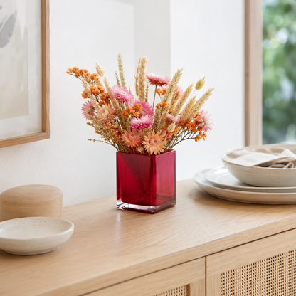 Aeris Glass Cube Vase