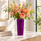 Billie Tapered Square Glass Vase