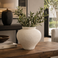 Bina Bulbous Textured Ceramic Vase