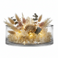 Orion Wide Clear Glass Cylinder Vase