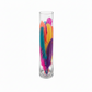 Silvon Clear Glass Cylinder Vase