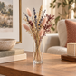 Silvon Clear Glass Cylinder Vase