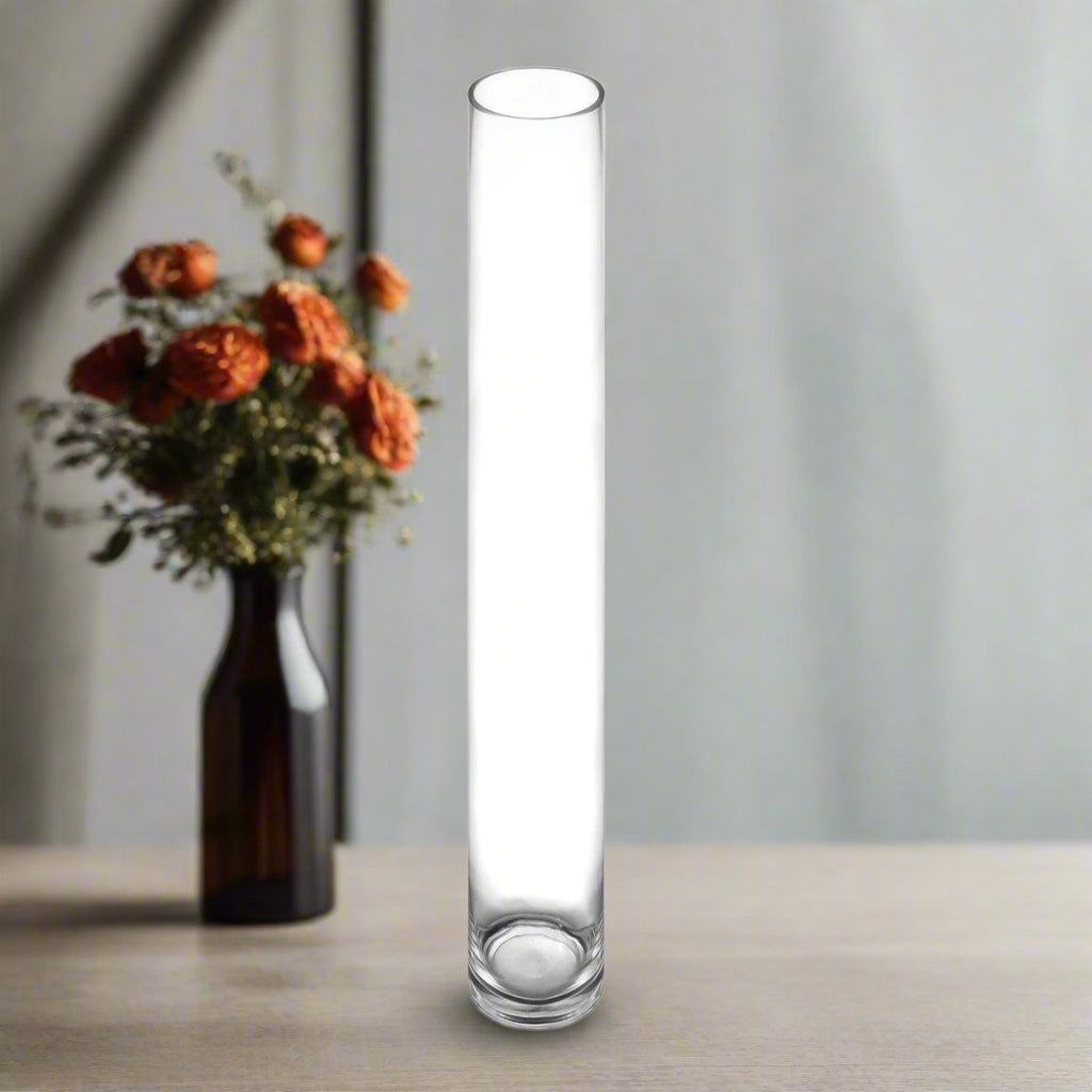 Cylinder Clear Glass-Urban Trends Collection-Clear-4x4x24-Urban Trends Collection
