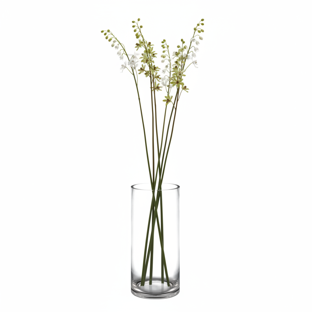 Miri Clear Glass Cylinder Vase