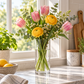 Miri Clear Glass Cylinder Vase
