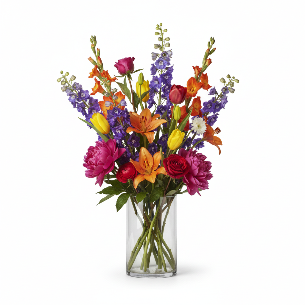 Javari Cylinder Glass Vase