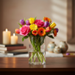 Zaya Cylinder Glass Vase