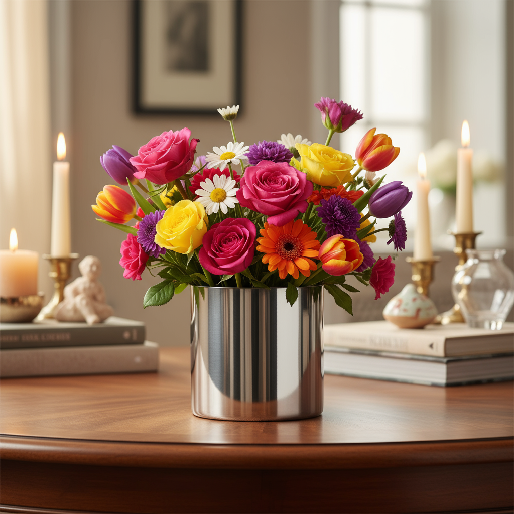 Zaya Cylinder Glass Vase