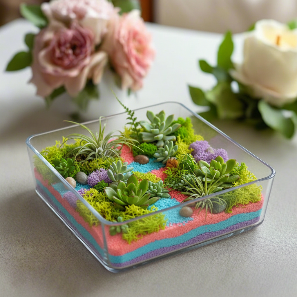Cadenza Clear Glass Square Vase