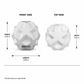 Camryn Ceramic Star Ball Figurine