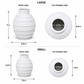 Inès Layered Textured Ceramic Vase