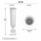 Chari Tapered Fiberglass Urn Floor Vase - Large