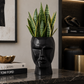 Mavrik Pixelated Head Ceramic Pot