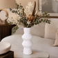 Cyrene Double Saucer Design Ceramic Vase