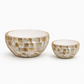 Eudora Opalescent-Tiled Fiberglass Bowl Planter