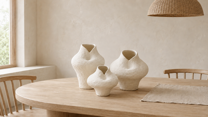 Kelby Handcrafted Sculptural Vest-Shape Vase