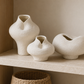 Kelby Handcrafted Sculptural Vest-Shape Vase