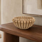 Rena Fluted Cement Bowl Planter