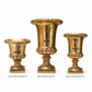 Chen Banded-Pedestal Fiberglass Urn