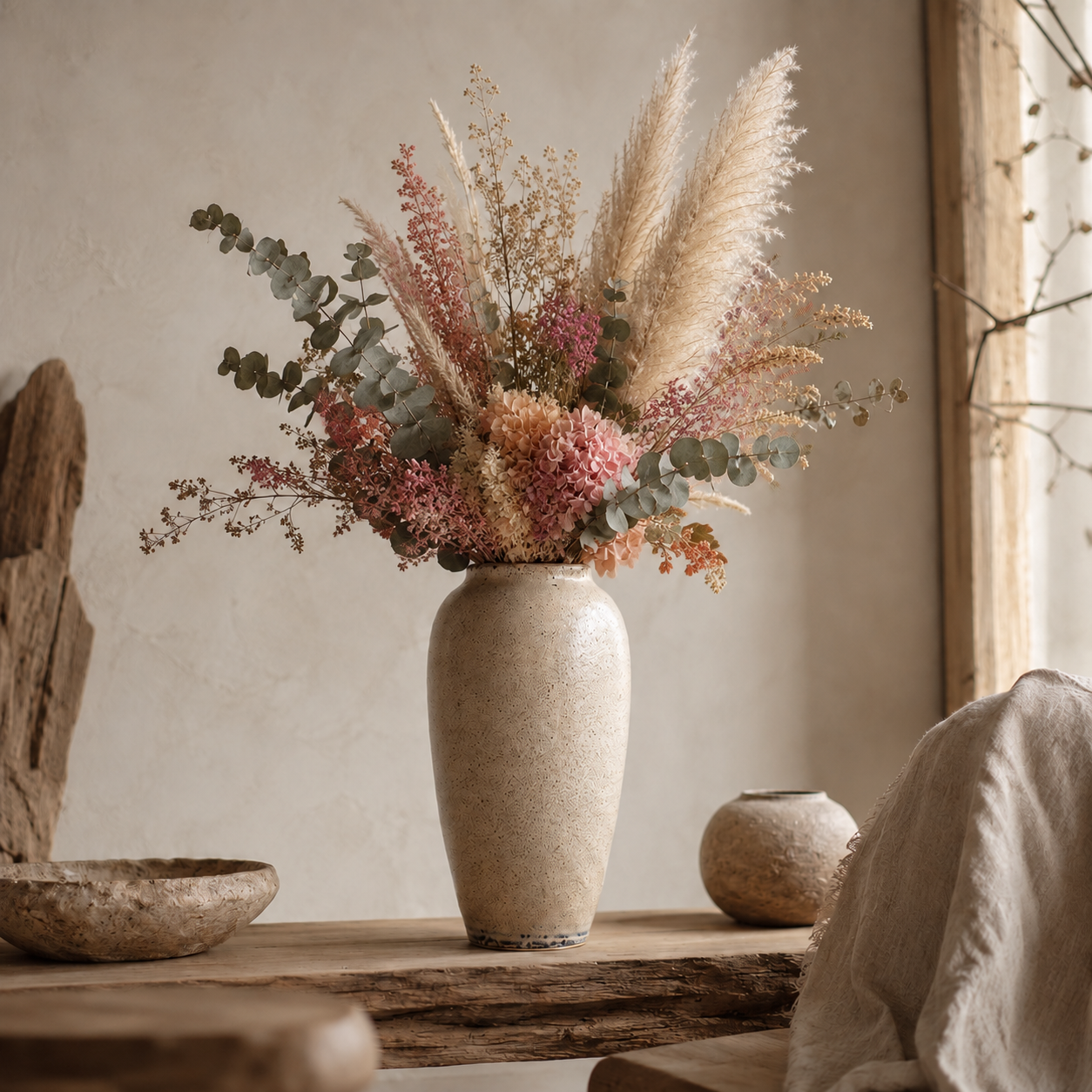 Cherith Ceramic Lava Texture Spherical Vase