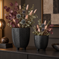 Chevron Pots with Stand Set (Set of 2)