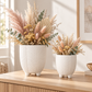 Chevron Pots with Stand Set (Set of 2)
