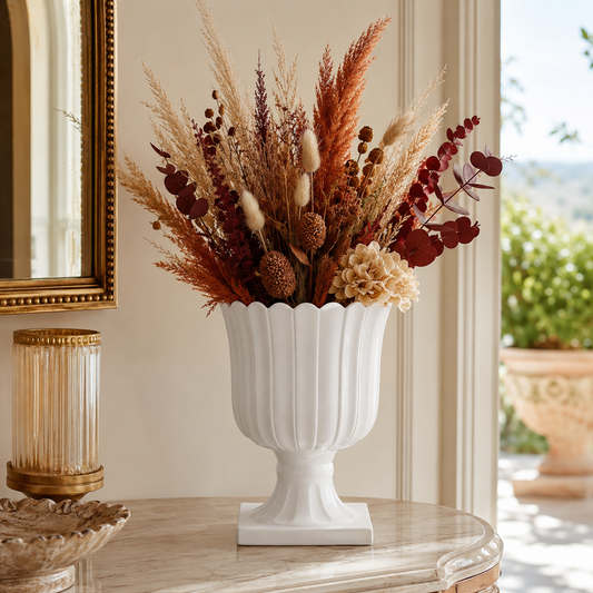 Clarisse Ceramic Tulip Urn Planter