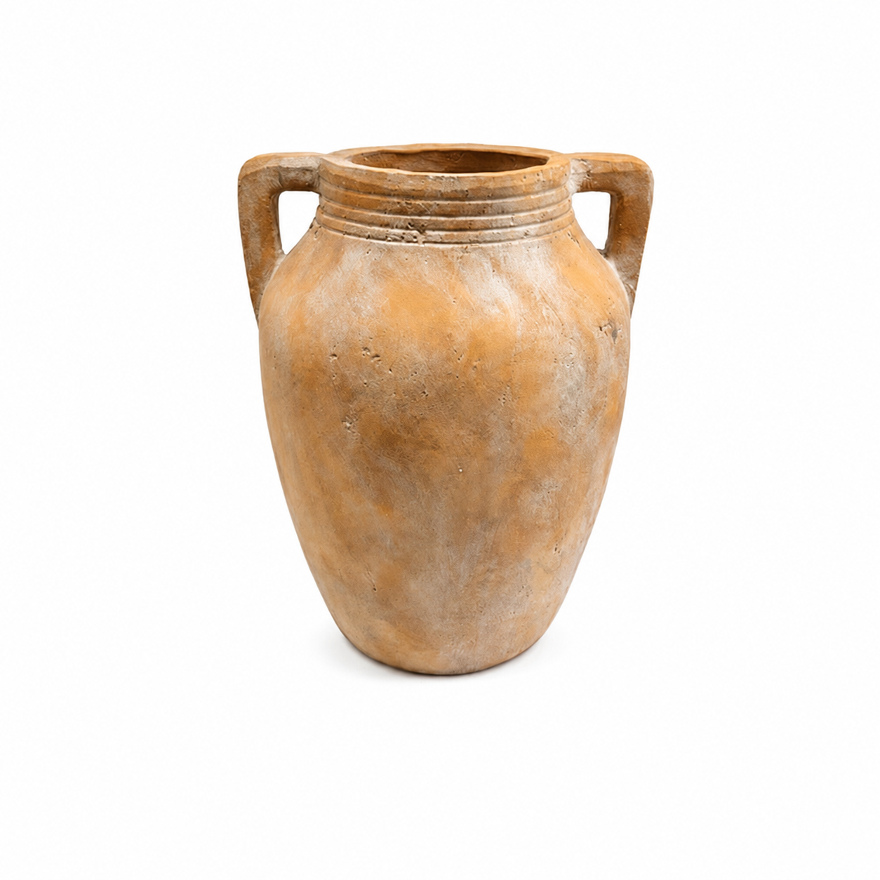 Dahlia Double-Handled Ceramic Urn Vase