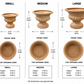 Nica Pedestal Urn Ceramic Planter