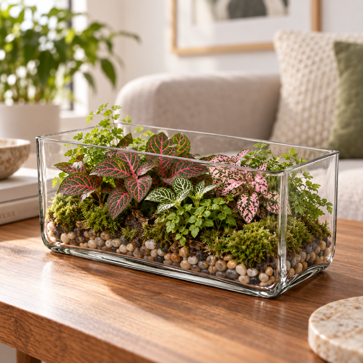 Elaris Rectangular Clear Glass Trough