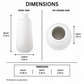 Finn Diamond Ceramic Bottled Vase