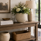 Fran Ribbed Stoneware Planter
