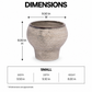 Grevelle Rounded Ceramic Vase
