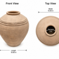 Hestia Handcrafted Terracotta Vase with Bellied Silhouette