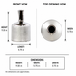 Indie Engraved Ceramic Bottle Vase