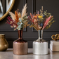Indie Engraved Ceramic Bottle Vase