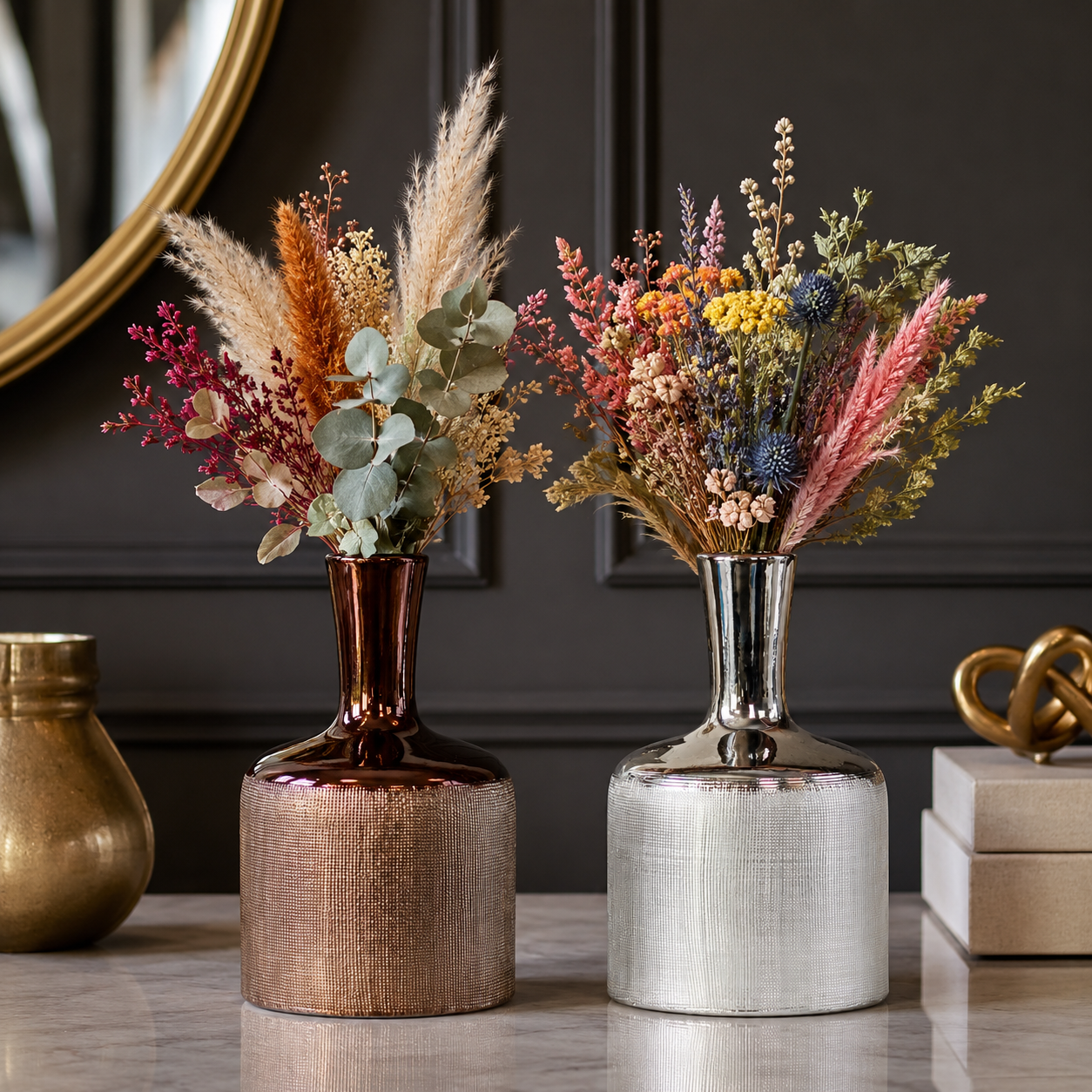 Indie Engraved Ceramic Bottle Vase