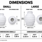 Inès Layered Textured Ceramic Vase