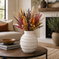 Inès Layered Textured Ceramic Vase