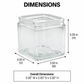 Juno Glass Cube Vase