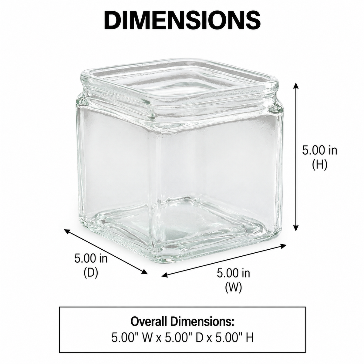 Juno Glass Cube Vase