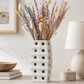 Kaida Ceramic Square Irregular Vase with Round Cutout