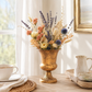 Kamryn Antique Gold Metal Urn Planter