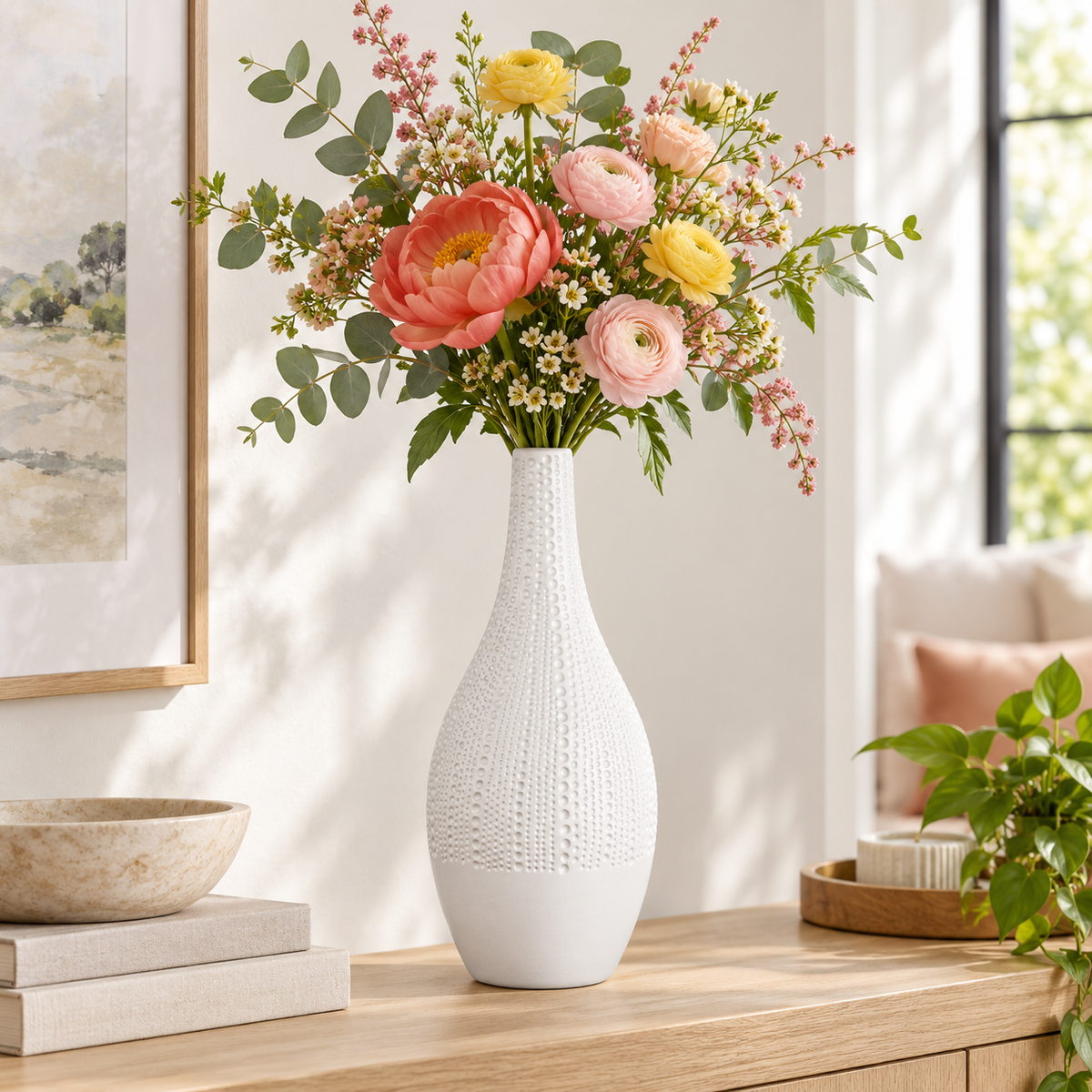 Kavaro Bellied Round Vase