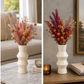 Kehlani Geometric Ceramic Bud Vase