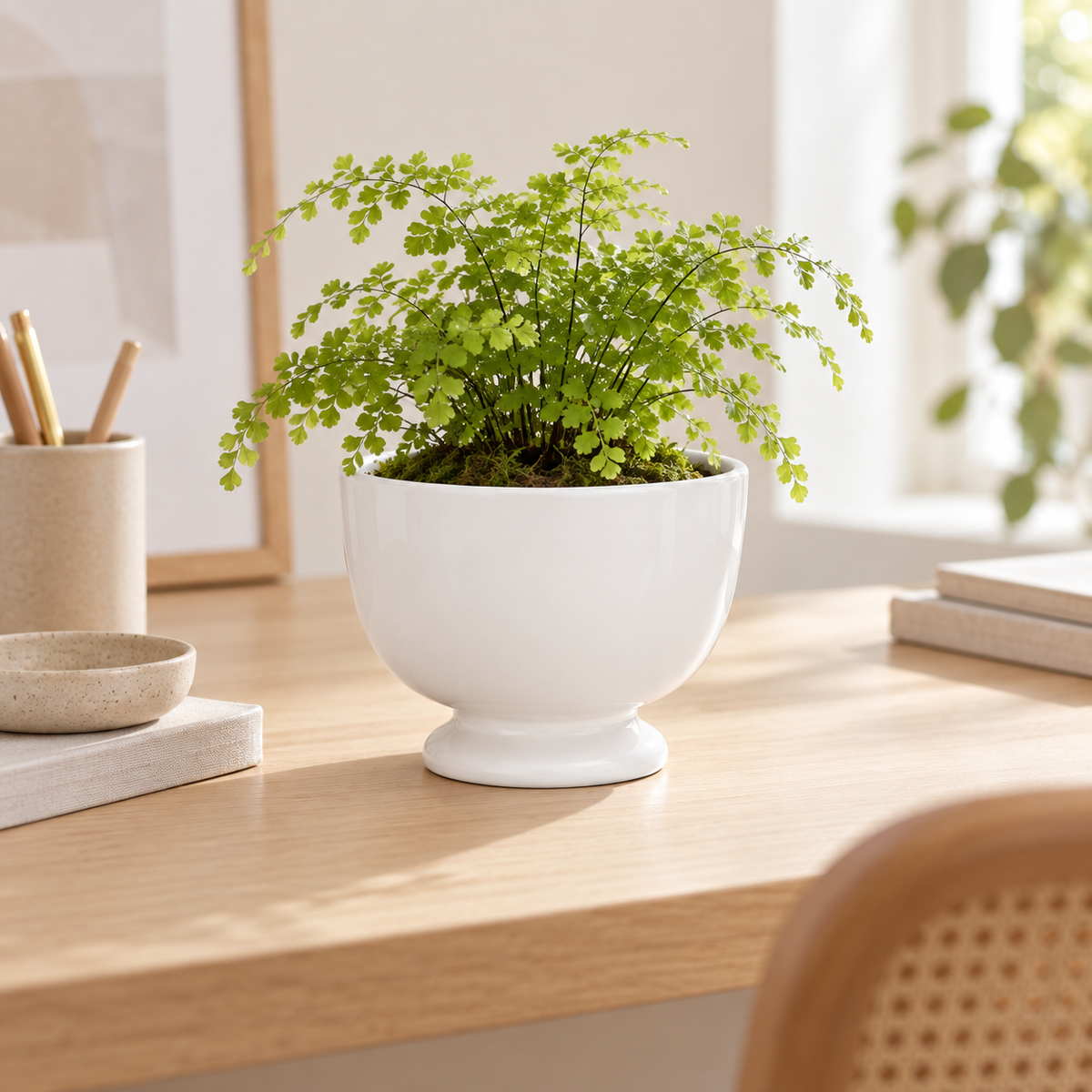 Kerry Ceramic Pedestal Planter